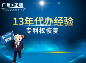 代辦廣州專利權恢復